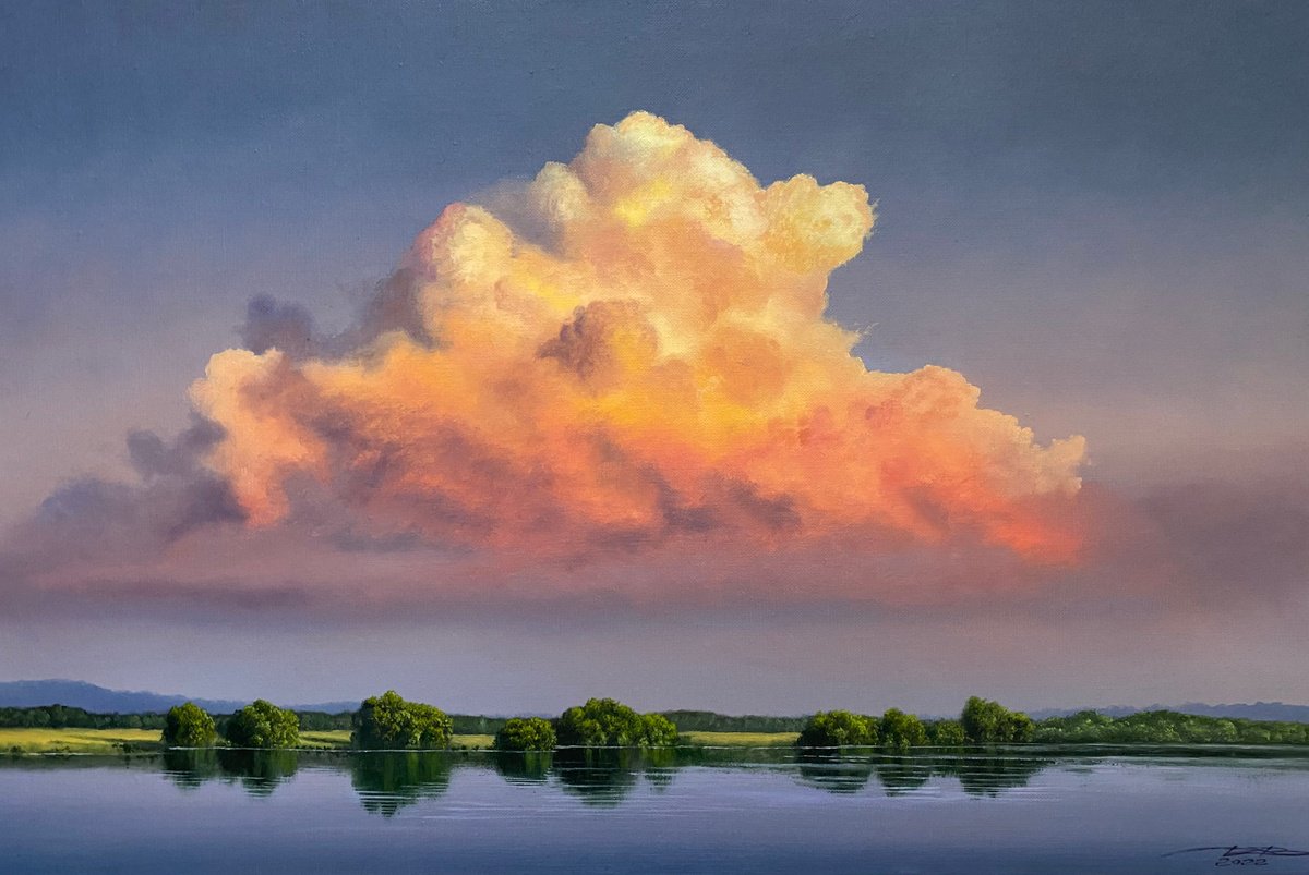 Sunset cloud Oil painting by Igor Dubovoy | Artfinder