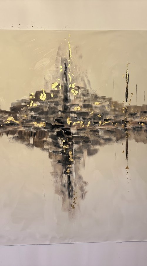 Contemporary ABSTRACT ACRYLIC 150x100cm by Abigail Wilson