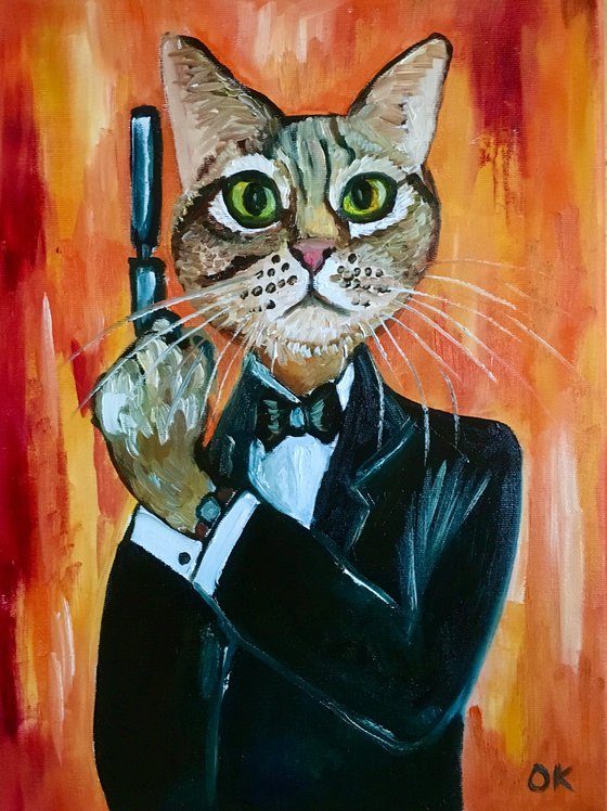 Troy The Cat  James Bond 007