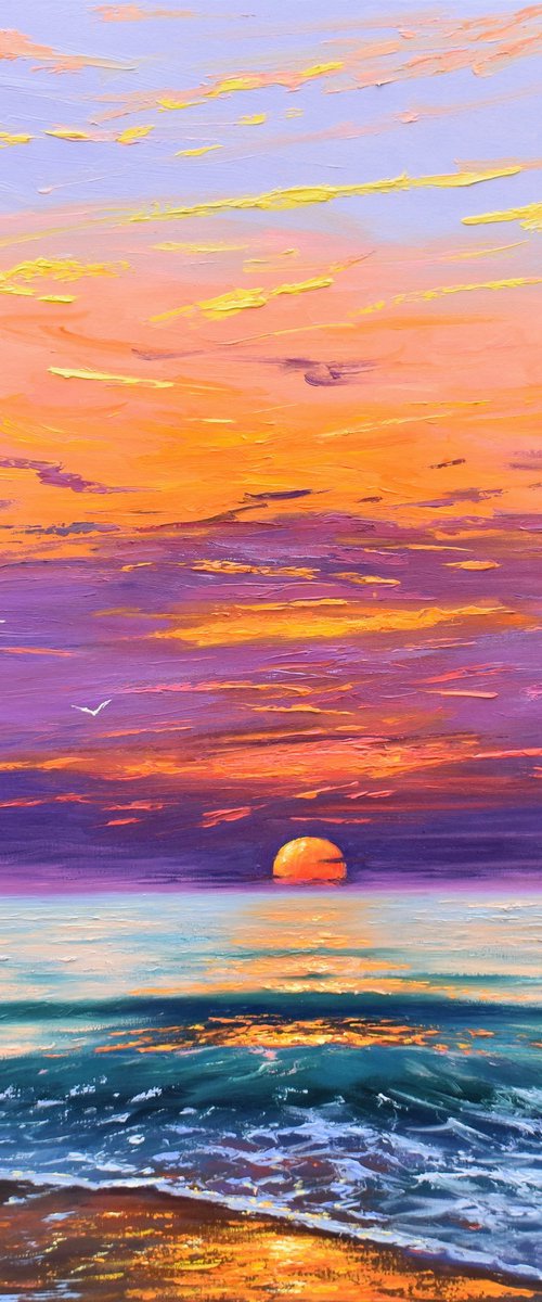 Purple Sunset by Yulia Nikonova