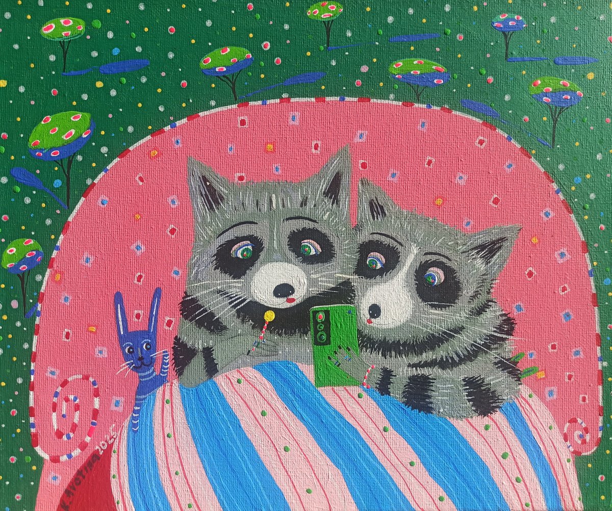  The Selfie Experts By Katrina Avotina, 12 X 10, Artwork For Sale On Artfinder