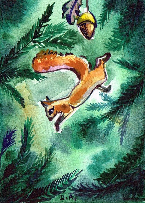 Squirrel by Diana Aleksanian