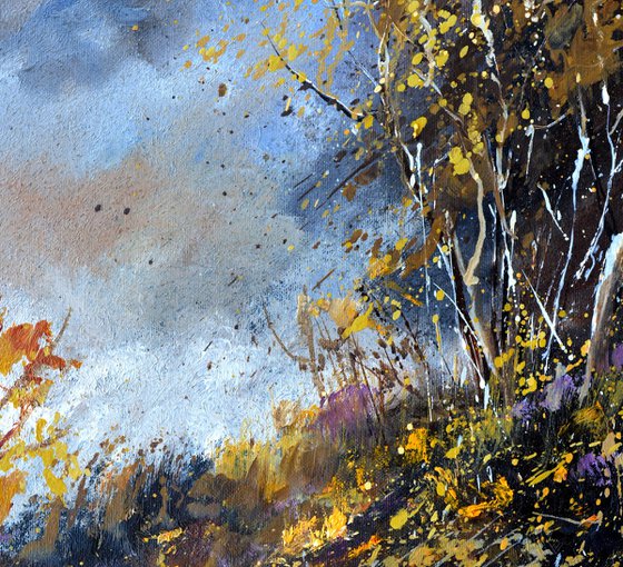 Moonshine in autumn