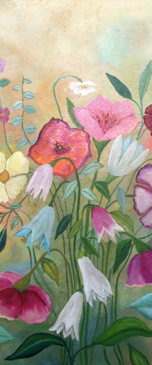 Blooming In The Dusk by Angeles M. Pomata