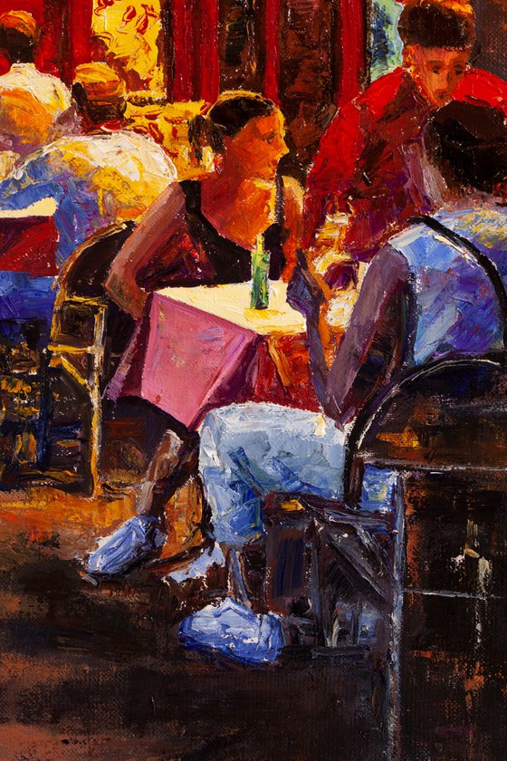 "Evening cafe"