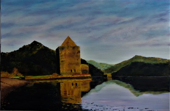 Carrick Castle At Twilight [commission]
