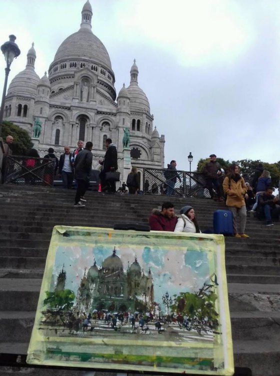 Up to Sacre Coeur