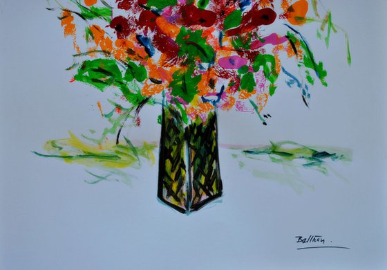 Le bouquet champêtre / 19,68x25,59 in.(50x65cm)