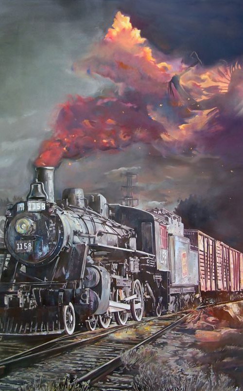 Railway by Janusz  Orzechowski