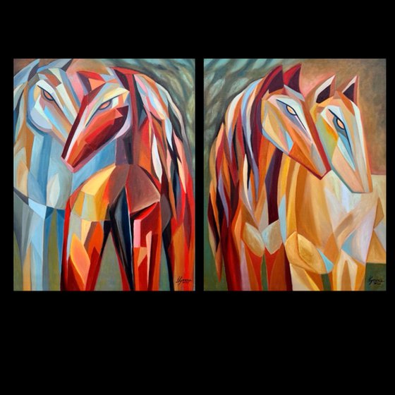 The Unbreakable Connection of Two Horses