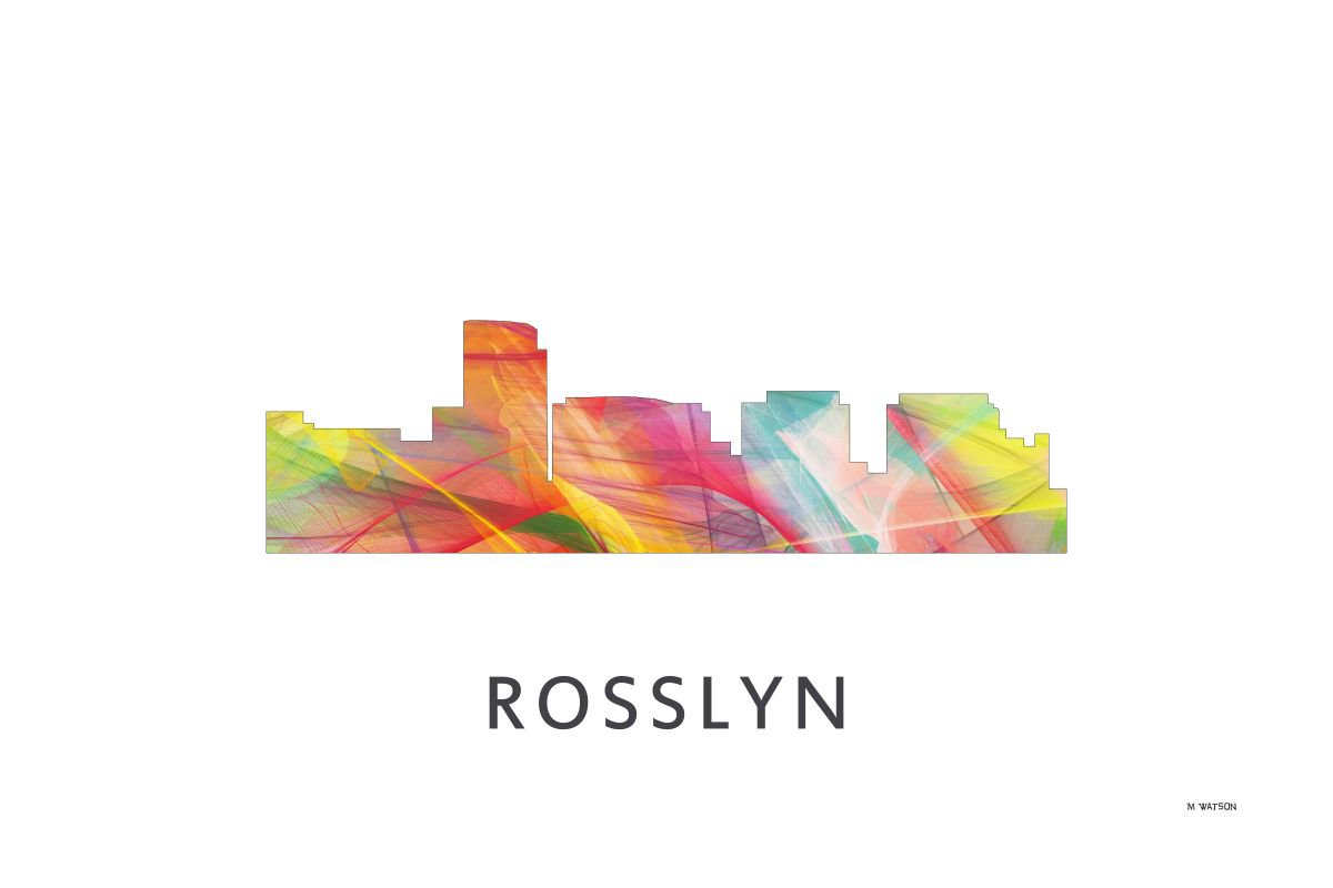 Rosslyn Virginia Skyline WB1 by Marlene Watson