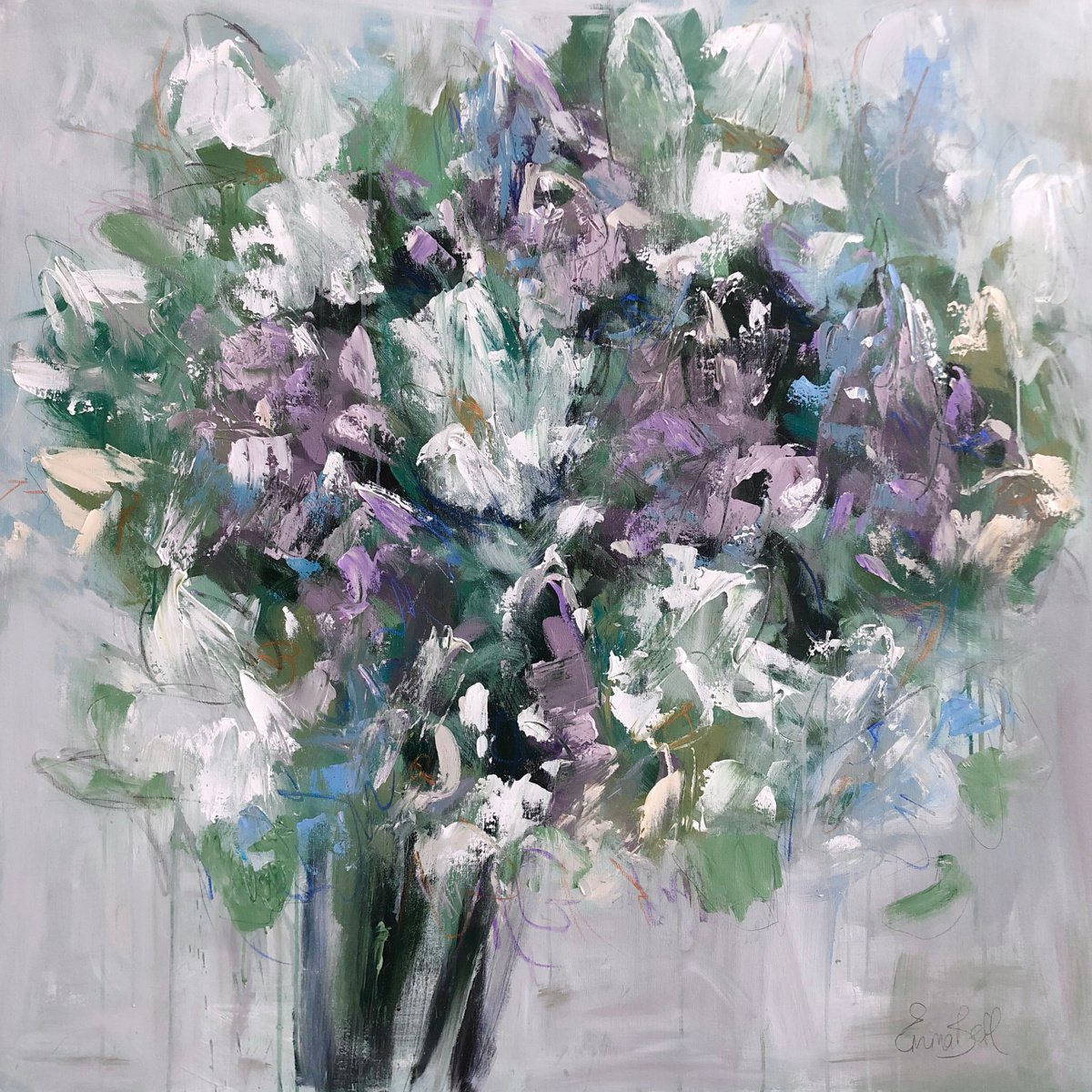 Muted Lilac Bouquet by Emma Bell