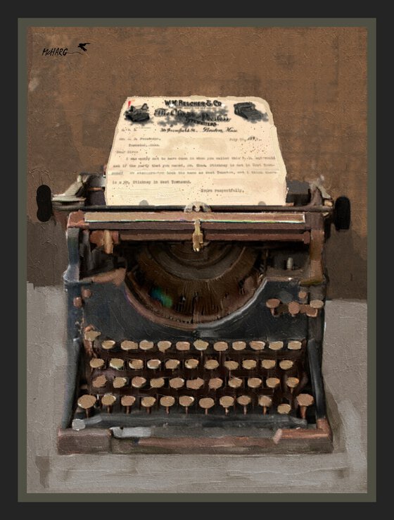 ANCIENT TYPEWRITER S
