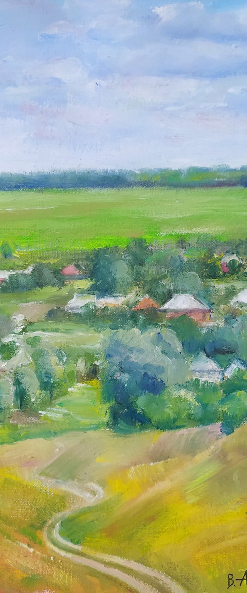 Ukrainian village by Valentina Andrukhova