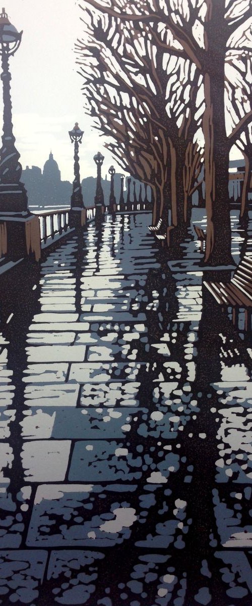 Rainy Southbank by Alexandra Buckle