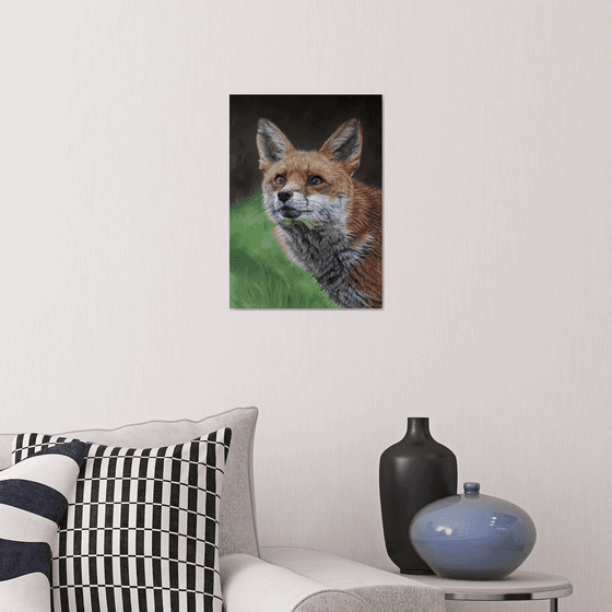 “Fox in the Rain”