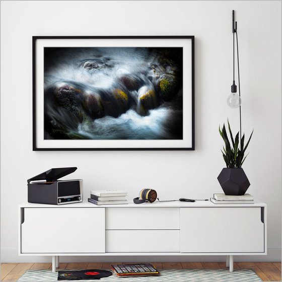 Lifeforce I       1 of 10 Large Abstract Canvas