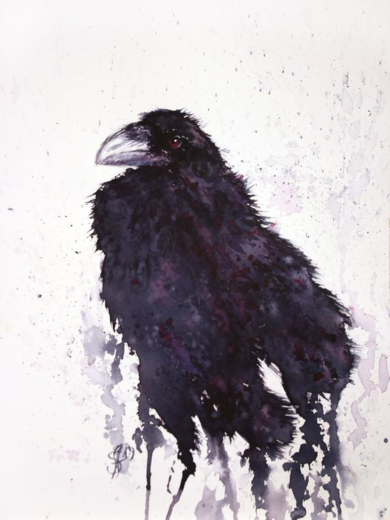 RAVEN V  /  ORIGINAL PAINTING