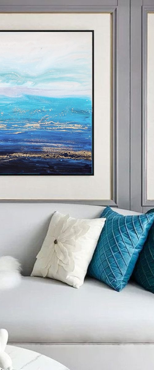 Daydream  81x81cm by Eleni Denart