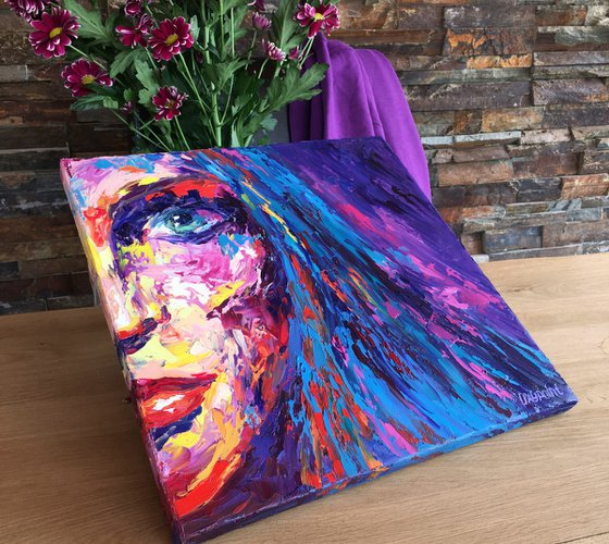 "She is" female portrait