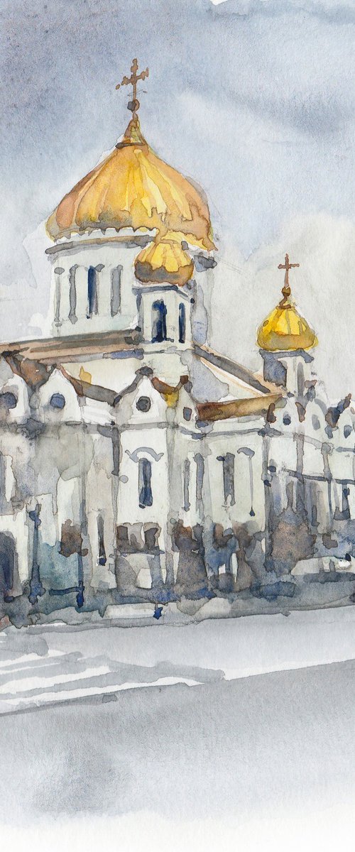 Cathedral of Christ the Saviour by Tatiana Alekseeva