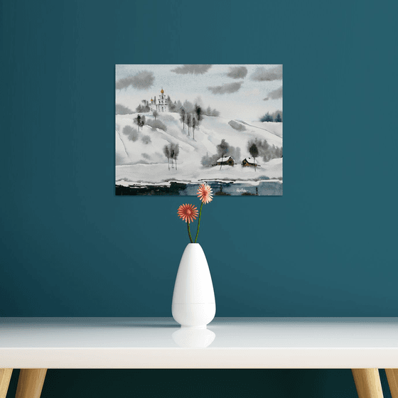 Winter Countryside landscape