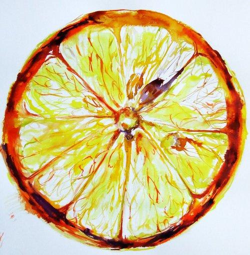 Lemon slice by Anna Sidi-Yacoub