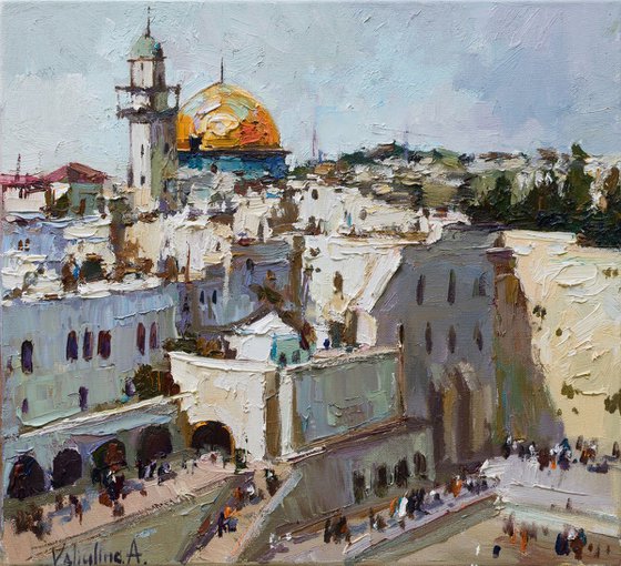 Western Wall and Dome of the Rock in Jerusalem, Israel