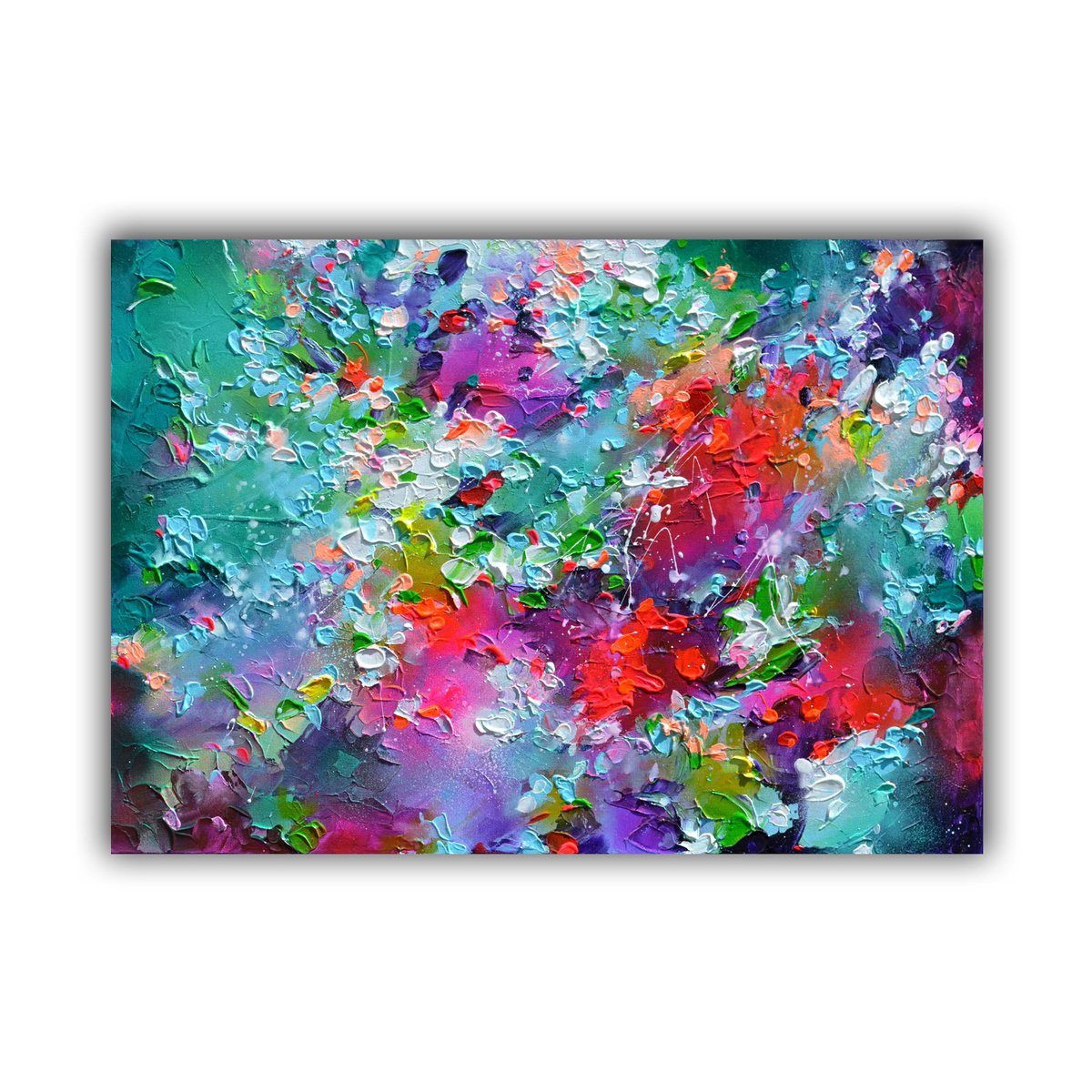 Abstract Jasmine Flowers Bloom by Soos Roxana Gabriela