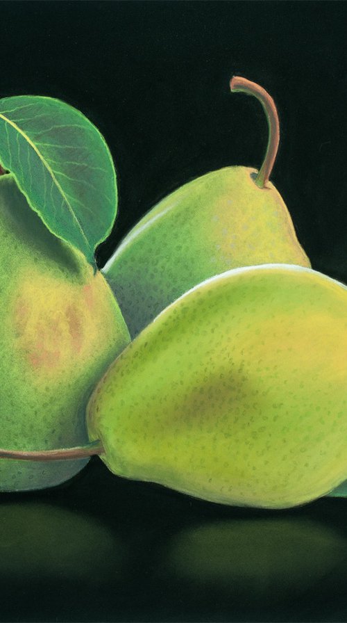 Green Pears by Dietrich Moravec