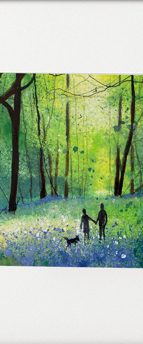 Our Woodland Bluebell Walk by Teresa Tanner