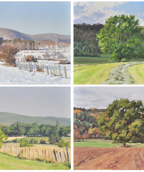 The four seasons by ANNE BAUDEQUIN