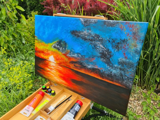 Sunset storm 1