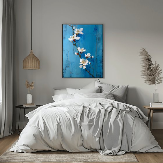 Blue Blossom Print