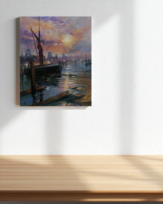 The Thames at Twilight, London
