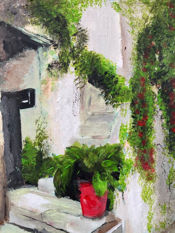 Steps to a Summer House, Italy