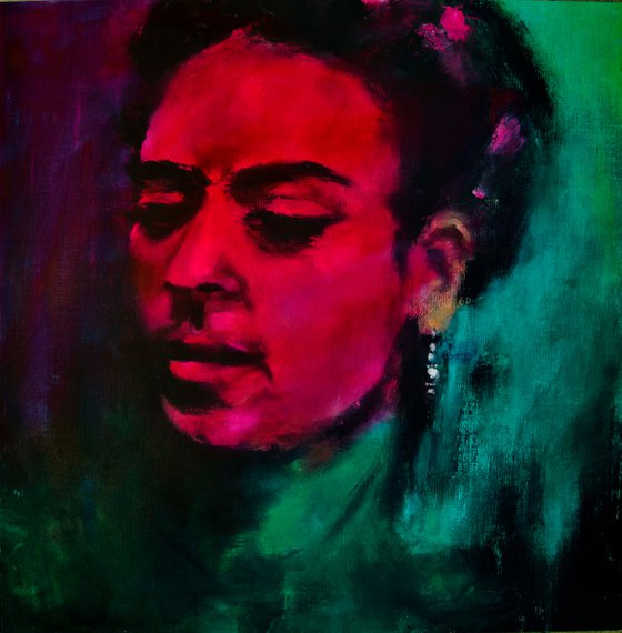 Frida Kahlo painting  Original on Canvas