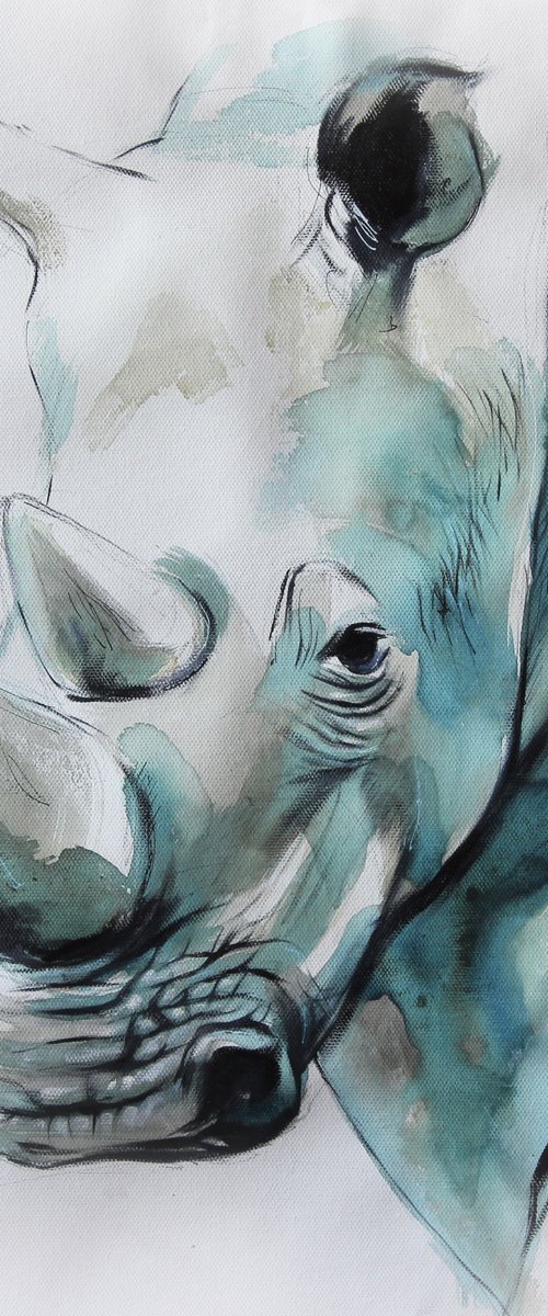 Rhinoceros by Marie Madej