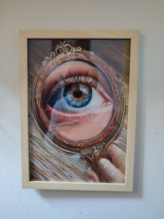 The look speaks without voice