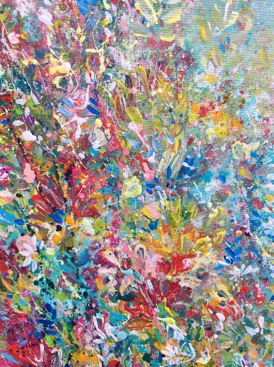 Abstract Spring Flora