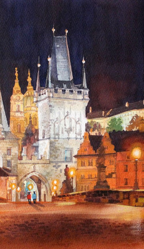 Night story by Volodymyr Melnychuk
