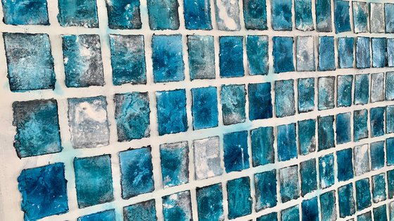 Abstraction No. 124 blue