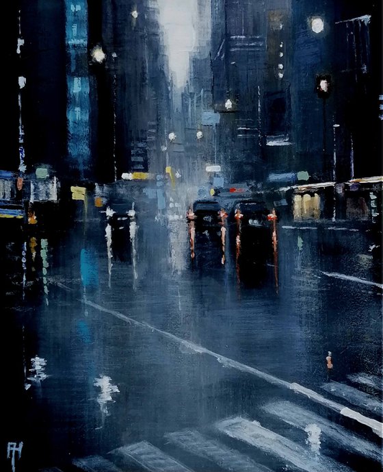Urban Night, New York