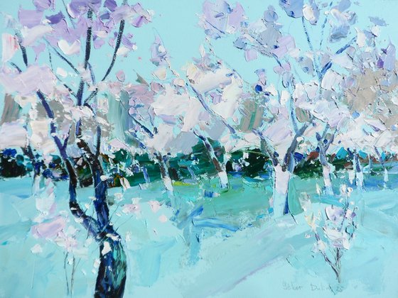 "  Gardens are blooming "
