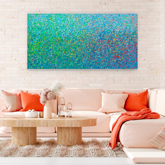 Palm Beach 152 x 76cm acrylic on canvas