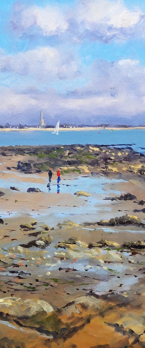 Low tide at Larmor by José DAOUDAL