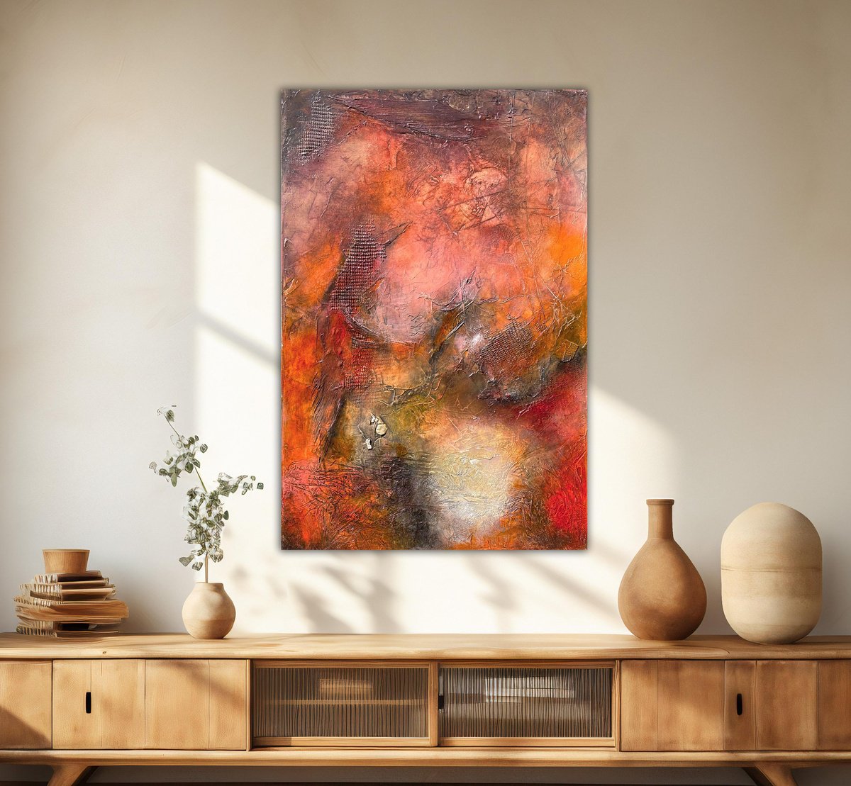 Abstract Acrylic Painting By Andrada Anghel, 24 X 36, Yours To Discover, Original Artwork