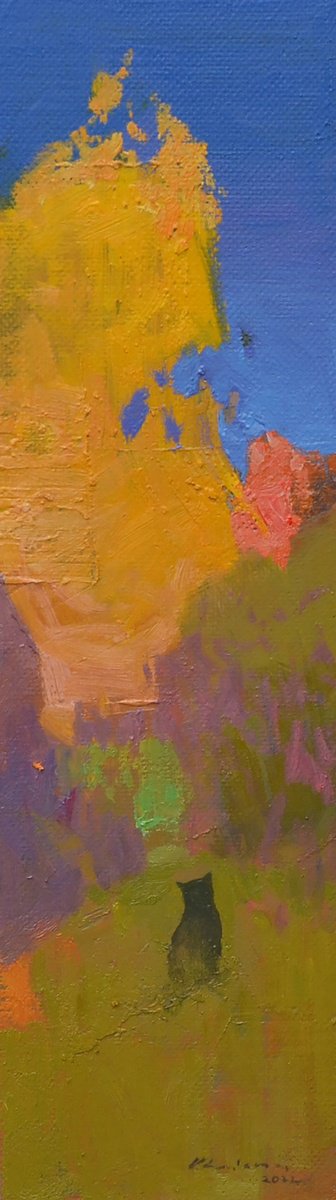 „Autumn” By Vytautas Laisonas, 5 X 18, Artwork For Sale On Artfinder