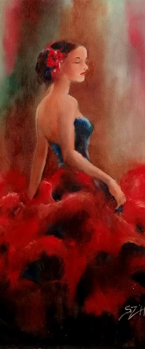 Flamenco Dancer 25-3 by Susana Z. Harris