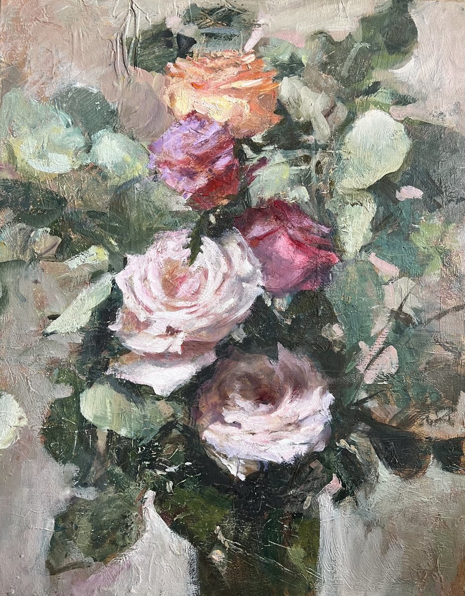 Bouquet of roses by Olga Bolgar